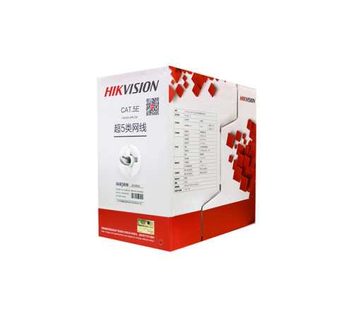 Купить Кабель UTP HIKVISION DS-1LN5E-S CAT-5E 4х2х0.52 внутренний в Бишкеке в интернет-магазине Camera.kg по низким ценам Купить Кабель UTP HIKVISION DS-1LN5E-S CAT-5E 4х2х0.52 внутренний в Бишкеке в интернет-магазине Camera.kg по низким ценам