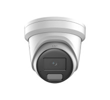 IP камера купольная HIKVISION DS-2CD2347G2-LSU/SL  4MP 2.8m 2688×1520 LED 30m Mic Speaker IP67  mSD