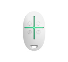 Брелок управления системой безопасности с тревожной кнопкой Ajax SpaceControl white