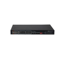 Коммутатор сетевой PoE DAHUA DH-PFS3226-24ET-240  24xPoE 100Mb/s неуправляемый