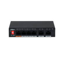 Коммутатор DAHUA 	DH-PFS3006-4ET-60  4xPoE 100Mb/s неуправляемый