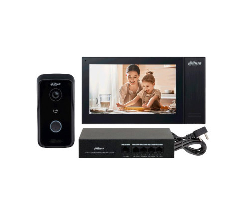 Купить IP видеодомофон комплект DAHUA DHI-KTP02 в Бишкеке в интернет-магазине Camera.kg по низким ценам