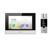 IP видеодомофон гибридный HIKVISION DS-KIS302-P