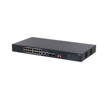 Коммутатор сетевой PoE DAHUA DH-S3218-16ET-135   16xPoE 100Mbt/s управляемый