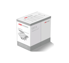 Кабель UTP CAT6 HIKVISION DS-1LN6UZC0 CAT-6 4x2x0.5 внутренний серый