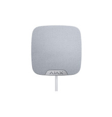 Проводная комнатная сирена Ajax HomeSiren Fibra ASP white