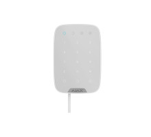 Проводная сенсорная клавиатура управления системой безопасности Ajax Keypad Fibra white